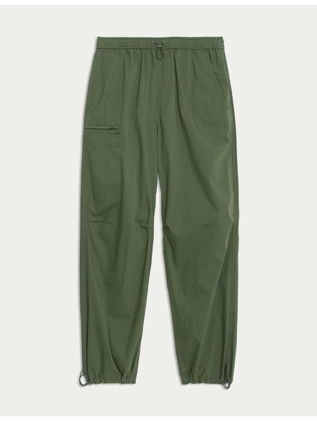 Marks & Spencer Laza szabású cargo nadrág Marks & Spencer zöld