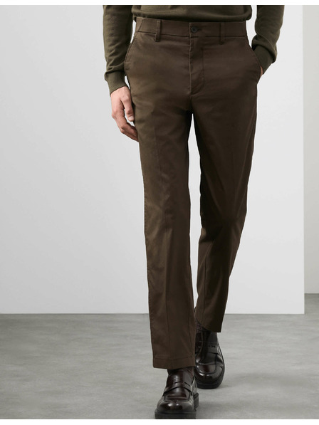 Marks & Spencer Szuper könnyű chino nadrág, normál szabás Marks & Spencer zöld