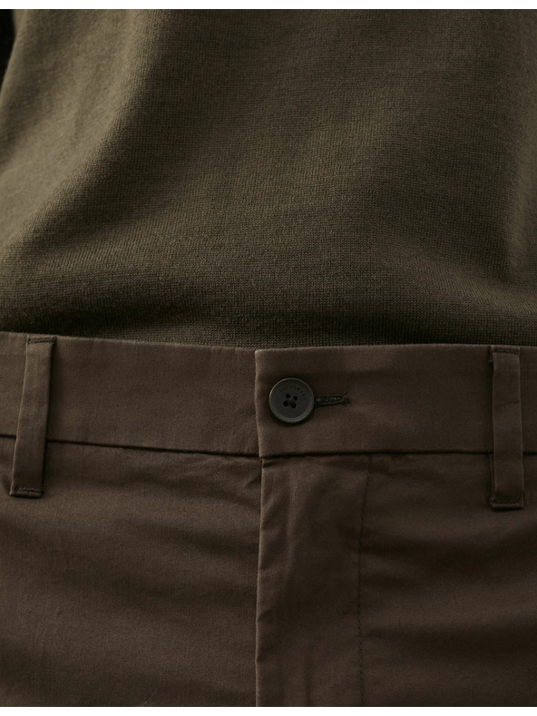 Marks & Spencer Szuper könnyű chino nadrág, normál szabás Marks & Spencer zöld