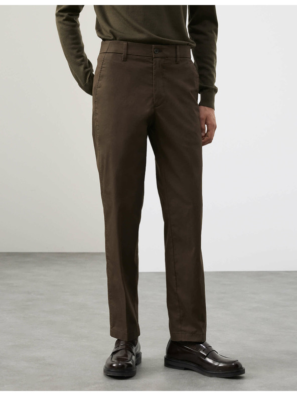 Marks & Spencer Szuper könnyű chino nadrág, normál szabás Marks & Spencer zöld