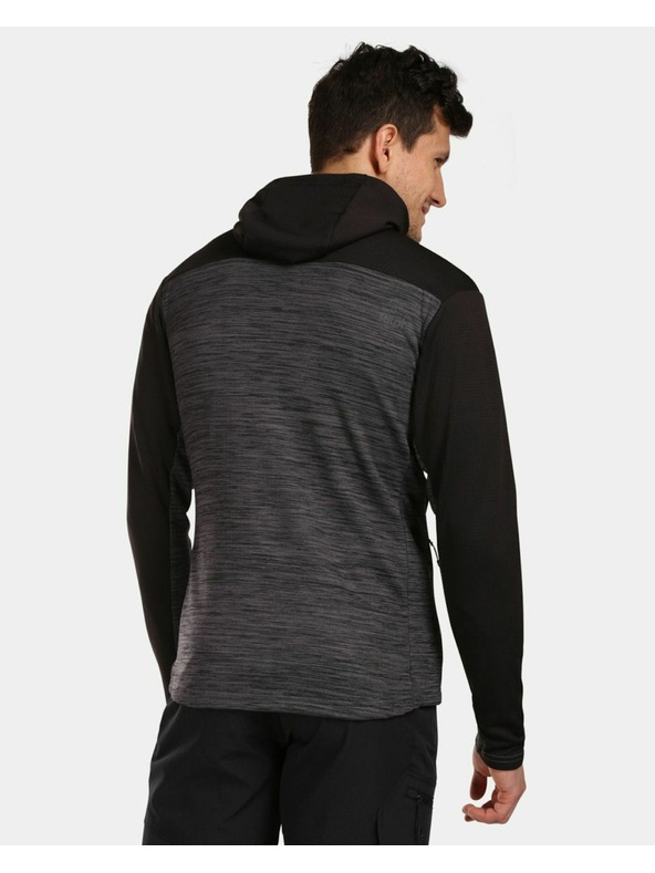 Kilpi Kilpi SEVELEN-M férfi kapucnis sport pulóver Fekete