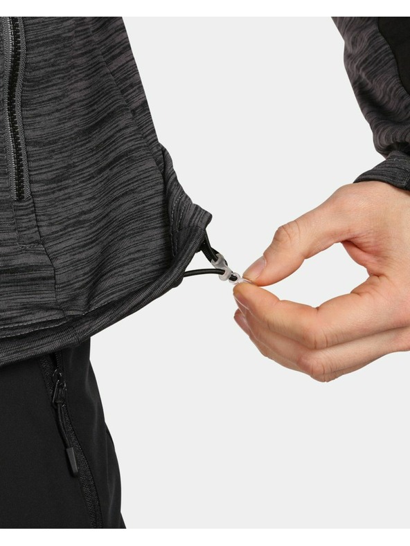 Kilpi Kilpi SEVELEN-M férfi kapucnis sport pulóver Fekete