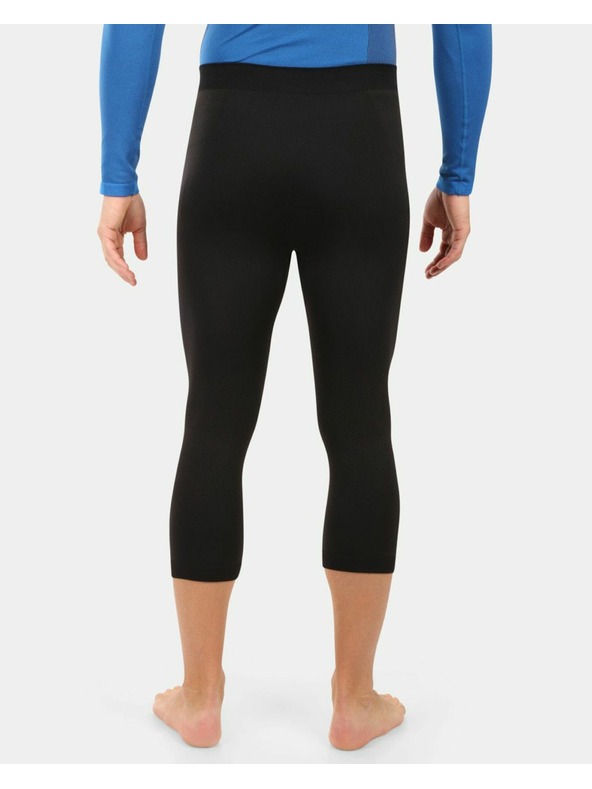 Kilpi Férfi varrás nélküli 3/4-es thermo nadrág Kilpi NIELO-M Fekete