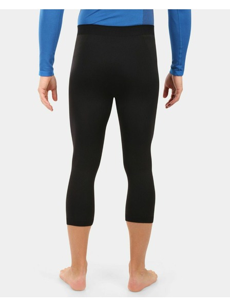 Kilpi Férfi varrás nélküli 3/4-es thermo nadrág Kilpi NIELO-M Fekete