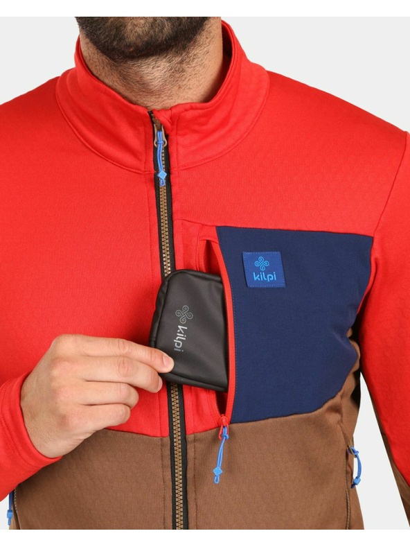 Kilpi Férfi polár pulóver Kilpi ERIN-M Barna