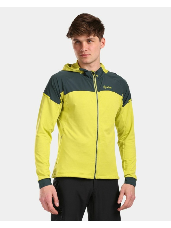 Kilpi Férfi Stretch kapucnis pulóver Kilpi MEMPHIS-M Világoszöld