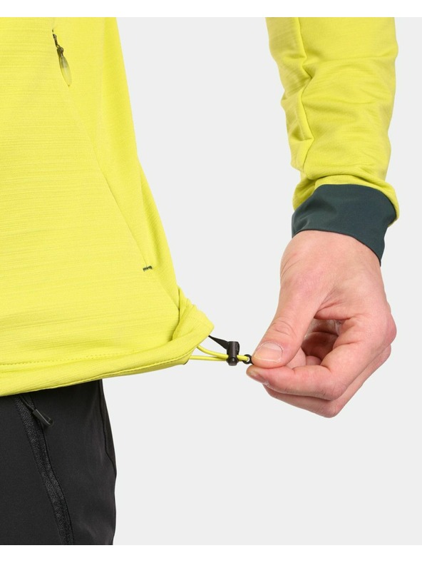 Kilpi Férfi Stretch kapucnis pulóver Kilpi MEMPHIS-M Világoszöld