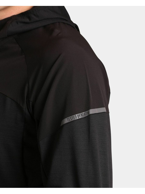 Kilpi Férfi Stretch kapucnis pulóver Kilpi MEMPHIS-M Fekete