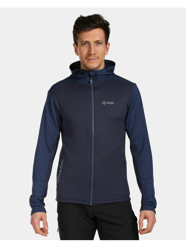 Kilpi Kilpi SEVELEN-M férfi kapucnis sport pulóver Sötétkék
