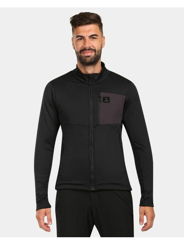 Kilpi Kilpi ERIN-M férfi polár pulóver Fekete