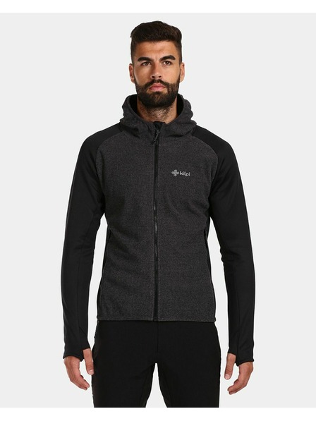 Kilpi Kilpi VERSAM-M férfi polár pulóver Fekete