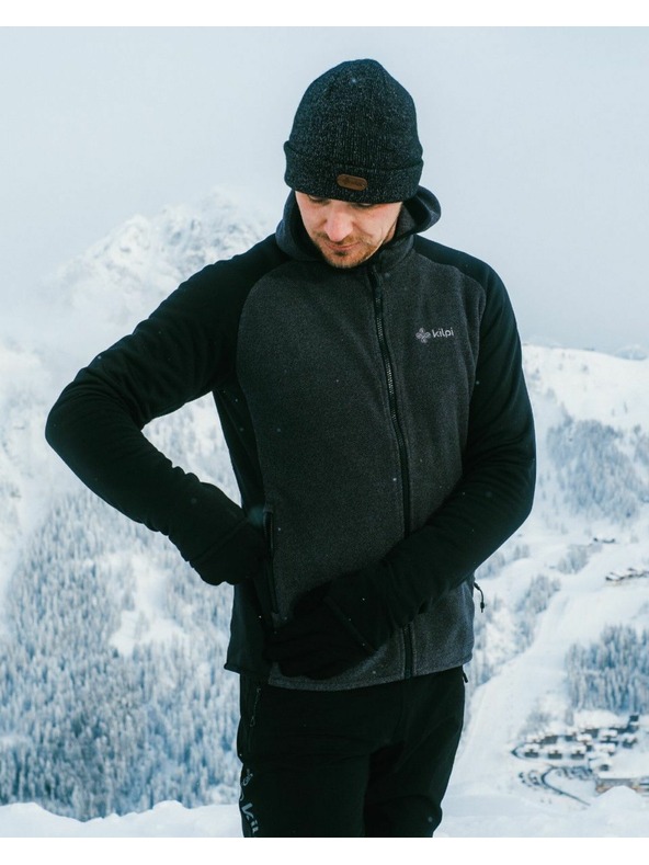 Kilpi Kilpi VERSAM-M férfi polár pulóver Fekete