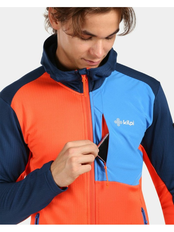 Kilpi Férfi polár pulóver Kilpi SEVELEN-M Narancssárga