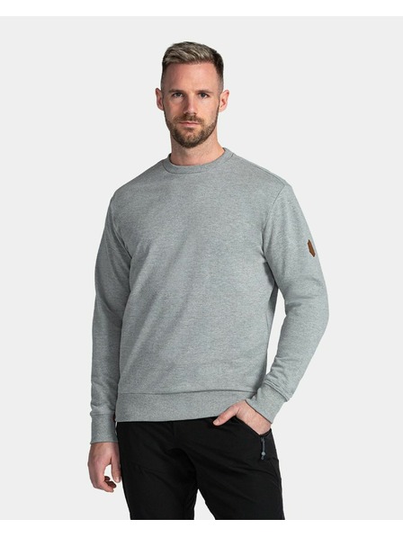 Kilpi Kilpi OIRAN-M férfi pamut pulóver Világosszürke