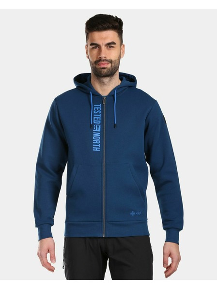 Kilpi Férfi pamut kapucnis pulóver Kilpi AVILA-M Sötétkék