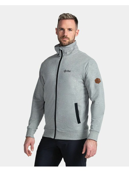 Kilpi Kilpi BOBBY-M férfi pamut pulóver Világosszürke