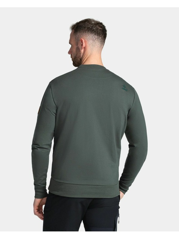 Kilpi Kilpi OIRAN-M férfi pamut pulóver Sötétzöld
