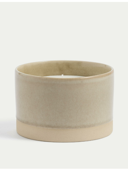 Marks & Spencer Slow Morning 3 kanócos gyertya Marks & Spencer bézs