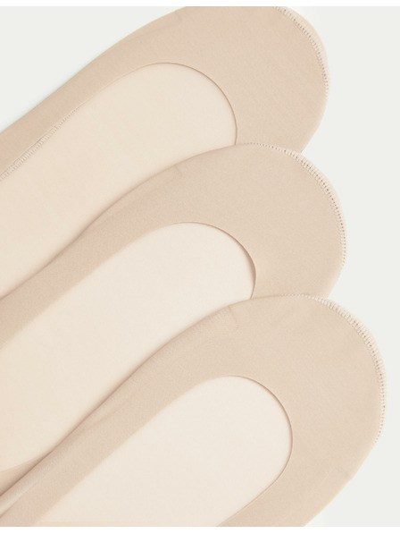 Marks & Spencer 3 db alacsony zokni Marks & Spencer bézs