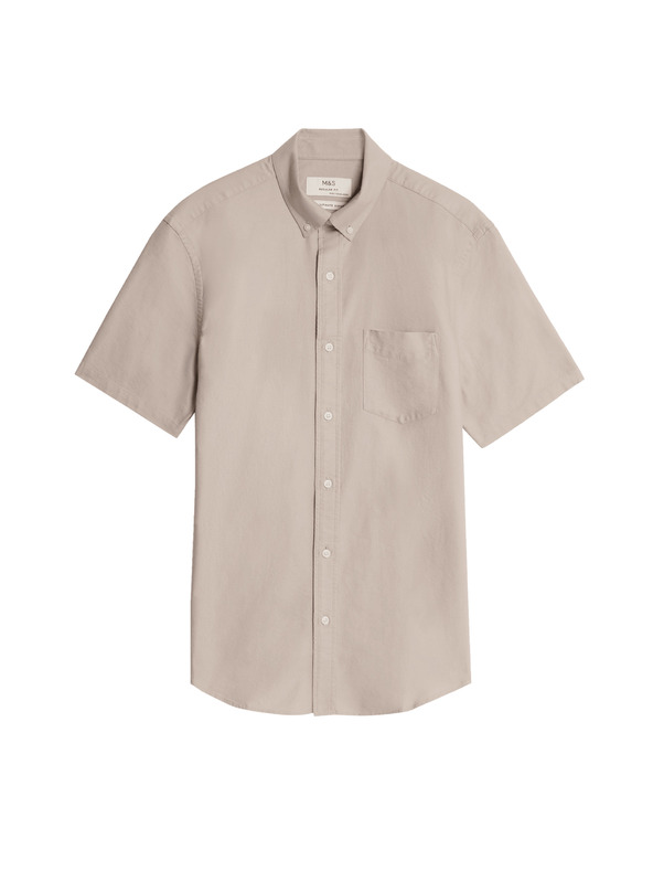 Marks & Spencer The Ultimate Marks & Spencer tiszta pamut oxfordi ing törtfehér színben