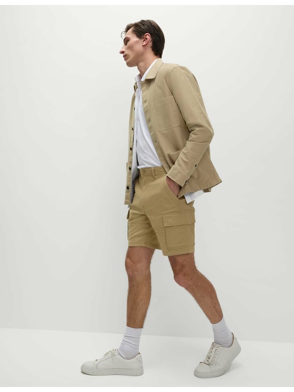 Marks & Spencer Rugalmas cargo rövidnadrág Marks & Spencer barna