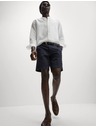 Marks & Spencer Chino rövidnadrág részben rugalmas derékkal Marks & Spencer sötétkék