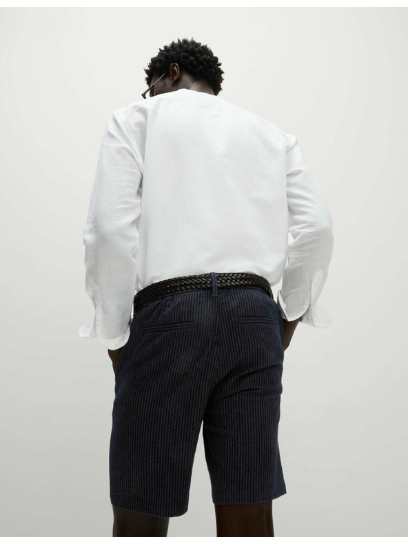 Marks & Spencer Chino rövidnadrág részben rugalmas derékkal Marks & Spencer sötétkék