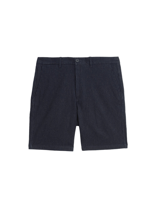 Marks & Spencer Chino rövidnadrág részben rugalmas derékkal Marks & Spencer sötétkék