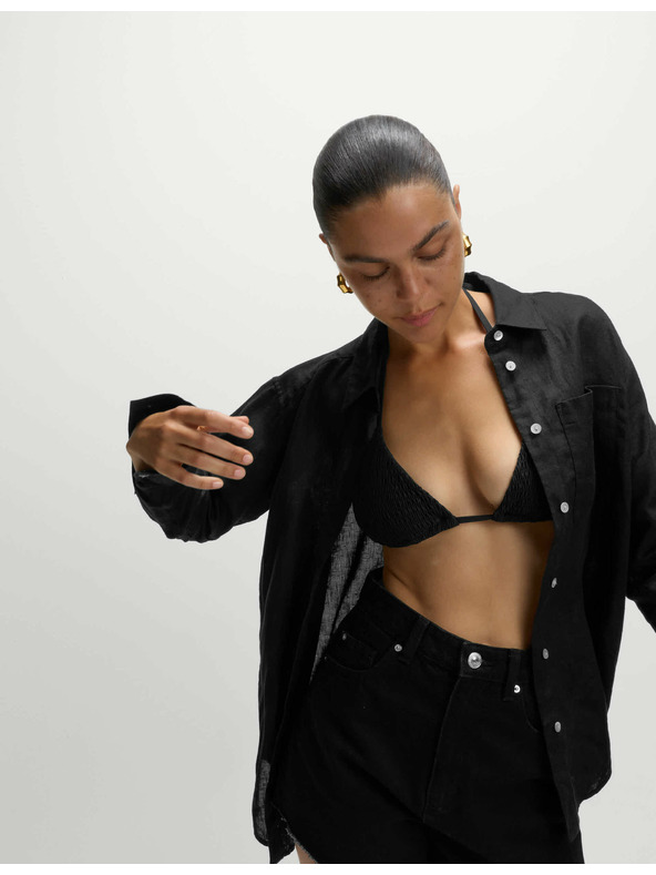 Marks & Spencer Strand ing 100% pamutból gallérral Marks & Spencer fekete