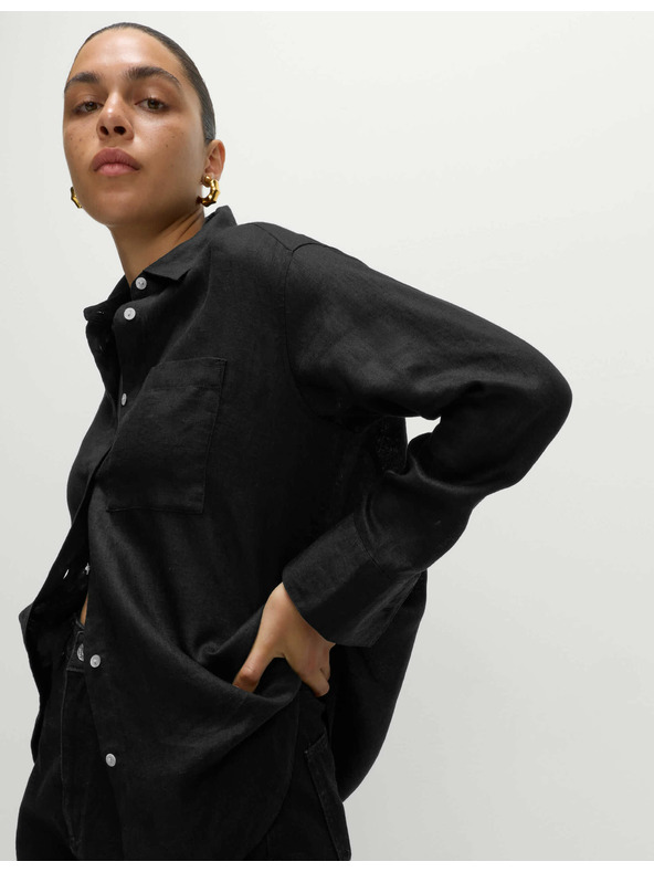 Marks & Spencer Strand ing 100% pamutból gallérral Marks & Spencer fekete