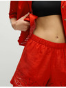 Marks & Spencer Strandrövidnadrág 100% pamutból kivágással Marks & Spencer piros