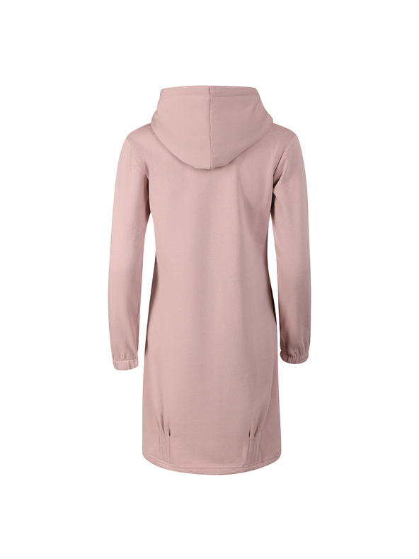 ALPINE PRO Női pamut ruha ALPINE PRO LORRA halvány mályva