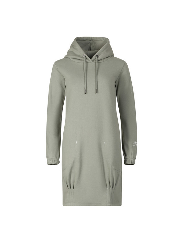 ALPINE PRO Női pamut ruha ALPINE PRO LORRA árnyék