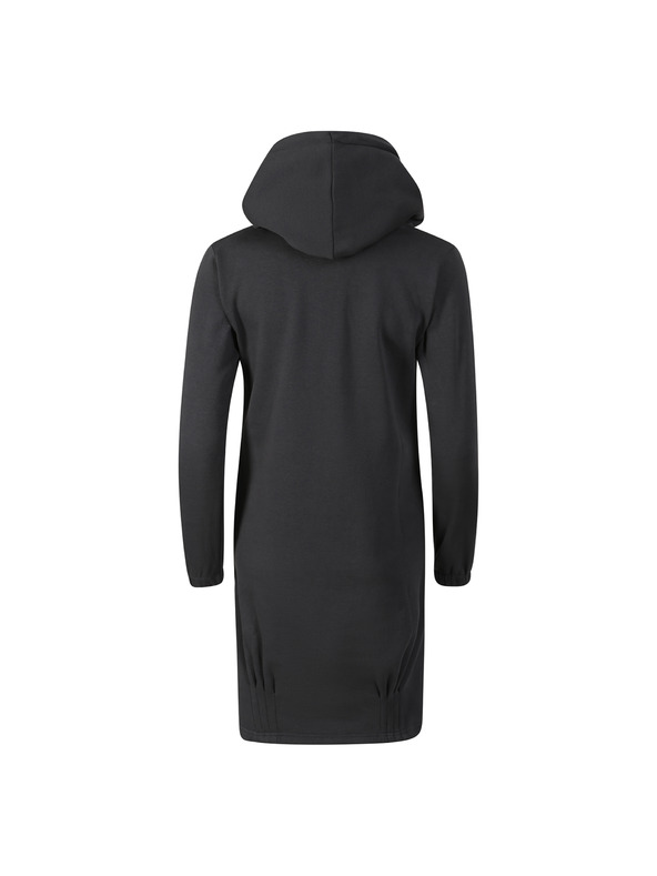 ALPINE PRO Női pamut ruha ALPINE PRO LORRA sötét igaz szürke