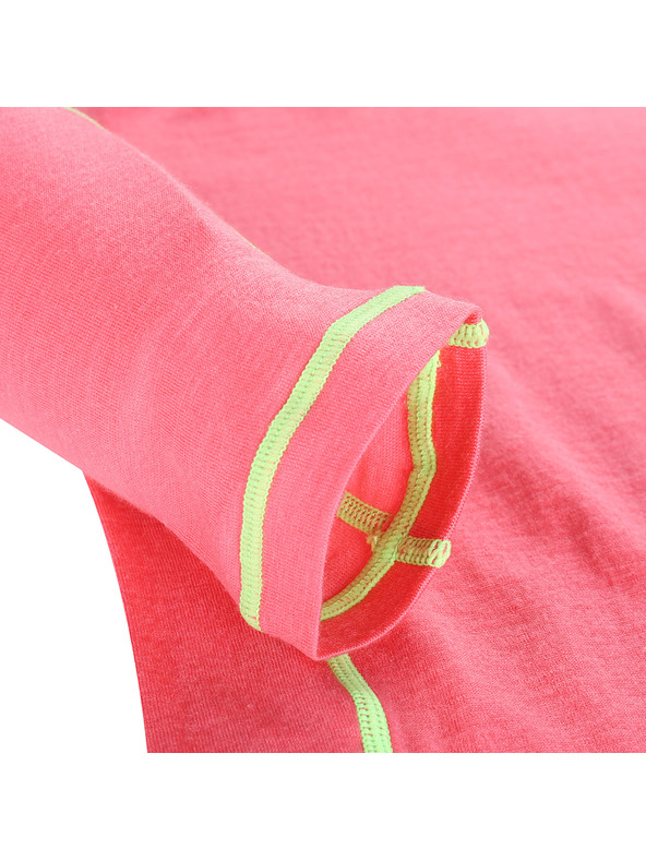 ALPINE PRO ALPINE PRO MERENO gyermek merino gyapjú póló camellia rose