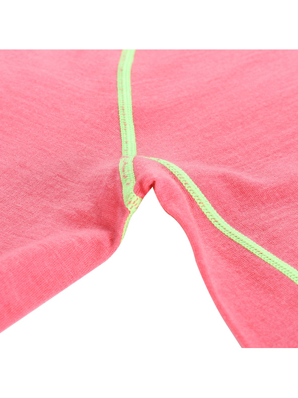 ALPINE PRO ALPINE PRO MERENO gyermek merino gyapjú póló camellia rose