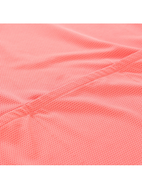 ALPINE PRO Gyerek gyorsan száradó kerékpáros póló ALPINE PRO LATTERO neon lazac