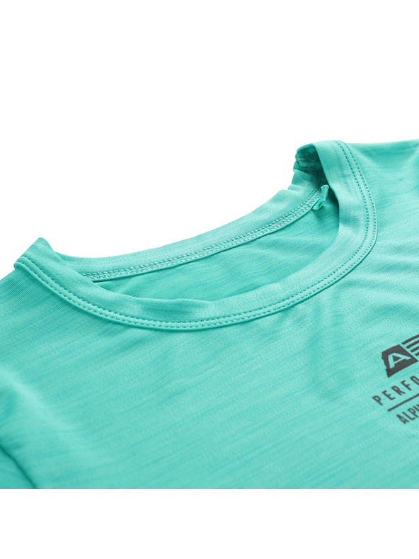 ALPINE PRO Gyerek gyorsan száradó póló ALPINE PRO BASIKO pasztell tökéletes zöld