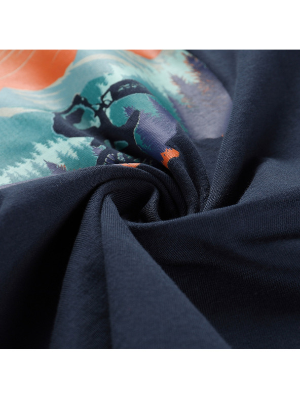 ALPINE PRO Gyerek pamut póló ALPINE PRO DALLO 2 holdfényes óceán változat pb