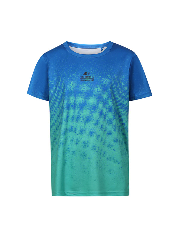 ALPINE PRO Gyerek gyorsan száradó póló ALPINE PRO RIFO elektromos kék limonádé