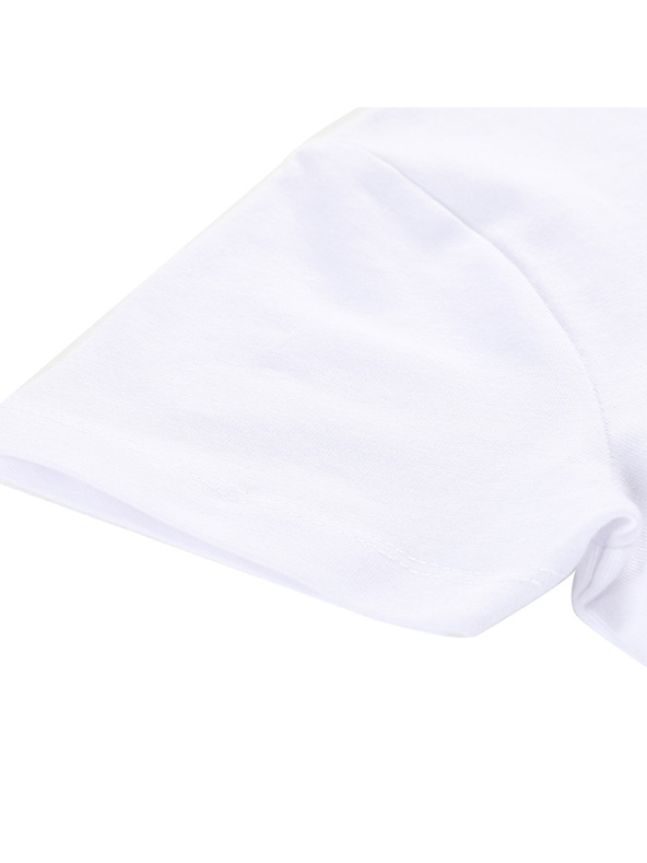 ALPINE PRO Gyerek pamut póló ALPINE PRO GERBO fehér változat pb