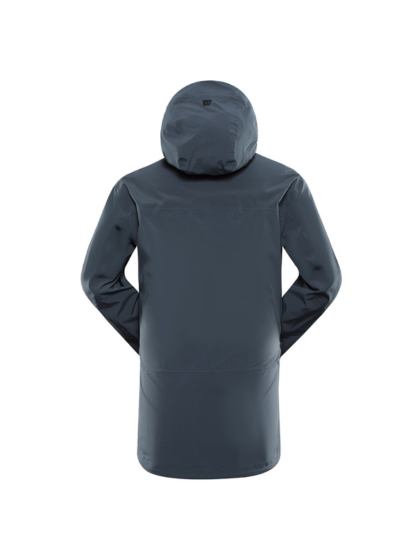 ALPINE PRO Férfi vízálló kabát ptx membránnal ALPINE PRO ZARR sötét pala