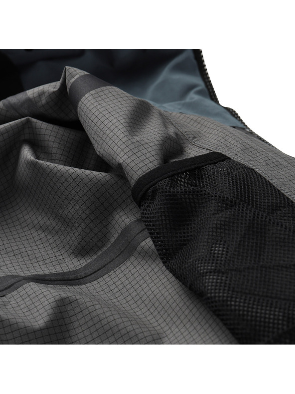 ALPINE PRO Férfi vízálló kabát ptx membránnal ALPINE PRO ZARR sötét pala