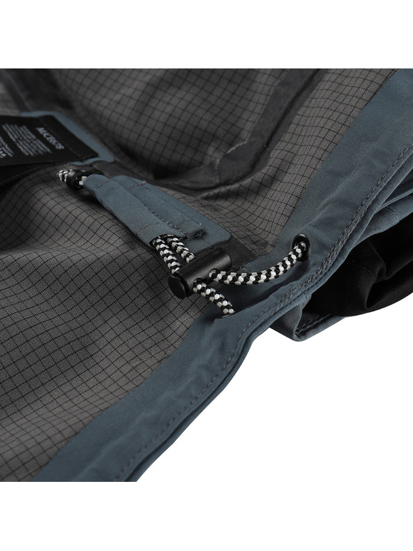 ALPINE PRO Férfi vízálló kabát ptx membránnal ALPINE PRO ZARR sötét pala