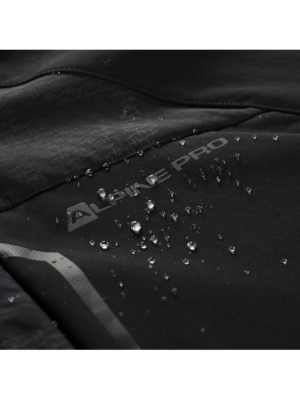 ALPINE PRO Férfi softshell kabát membránnal ALPINE PRO HOOR fekete variáns pa