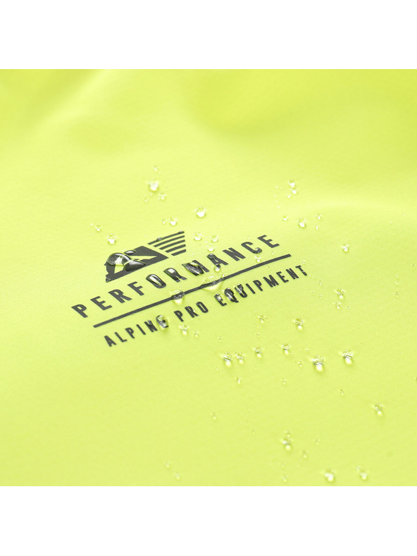 ALPINE PRO Férfi softshell dzseki dwr kezeléssel ALPINE PRO KERAK neon sárga