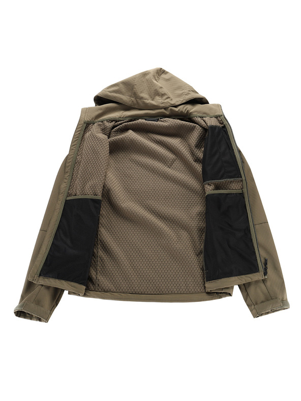 ALPINE PRO Férfi softshell dzseki membránnal ALPINE PRO HOOR kőszürke