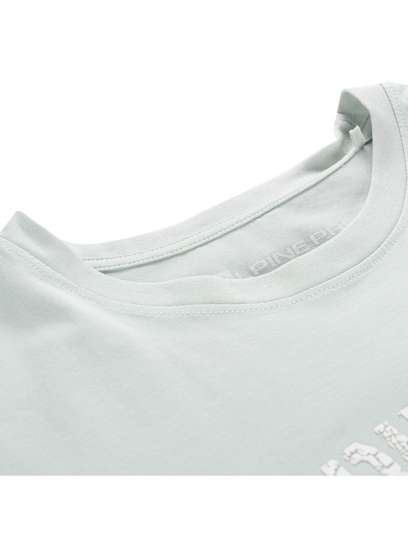 ALPINE PRO Férfi pamut póló ALPINE PRO SUMEK halvány aqua variáns pa