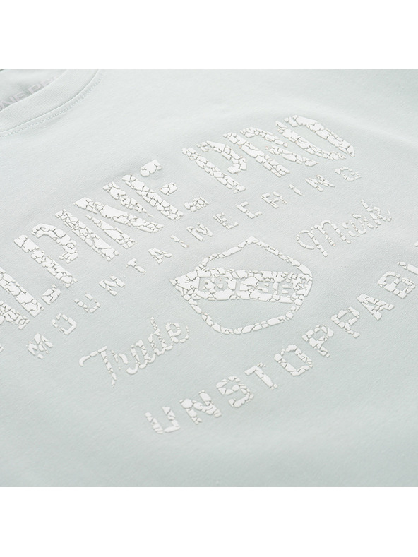 ALPINE PRO Férfi pamut póló ALPINE PRO SUMEK halvány aqua variáns pa