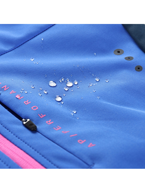 ALPINE PRO Női softshell dzseki DWR kezeléssel ALPINE PRO UKEBA 2 ragyogó kék